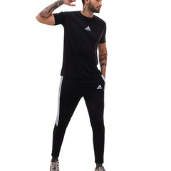 Full Black Adidas Shirt+Trouser Track Suit!