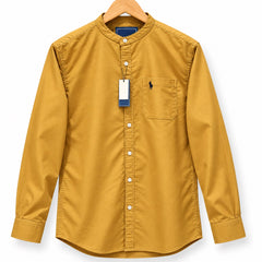 Mustard R Lauren Casual Collar Shirt!