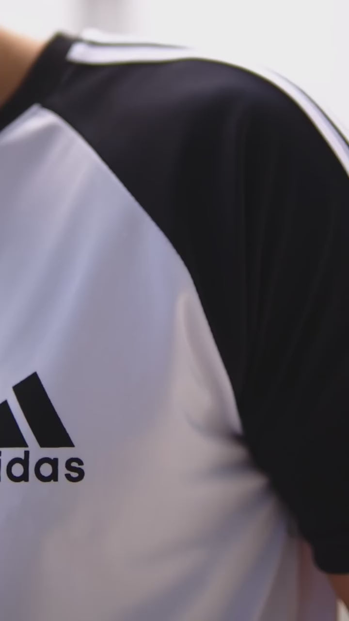 White & Black Adidas Shirt+Trouser Track Suit!